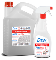Антисептическое средство DEW Antibac S+  (0.5л спрей для рук и предметов)